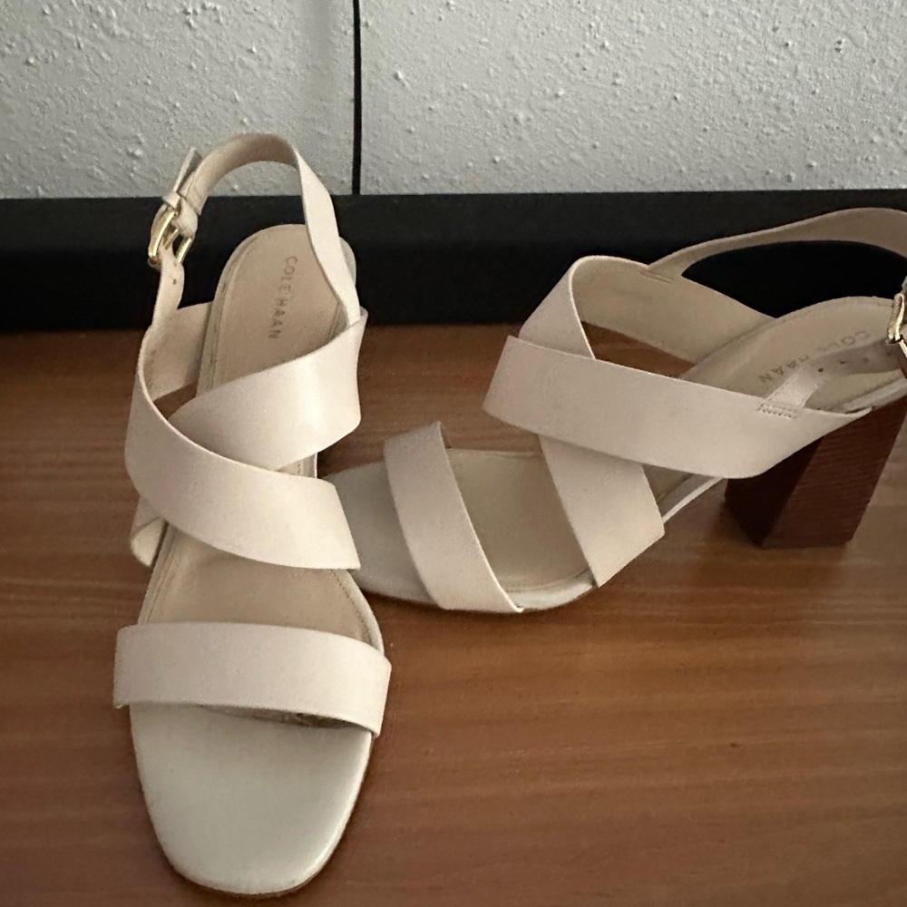 Cole Haan Cream Sandals for Stylish Comfort